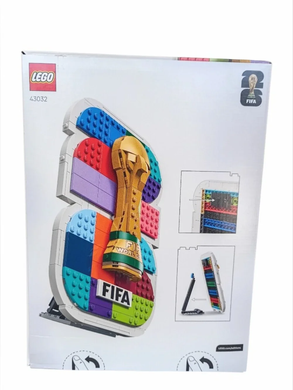 LEGO Editions FIFA World Cup 2026 Official Emblem 43032 • New Sealed